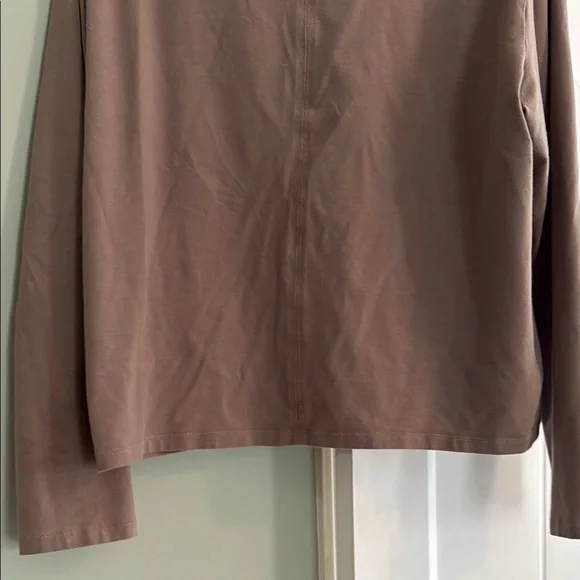 Athleta Brown Long Sleeve Top - Picture 8 of 10